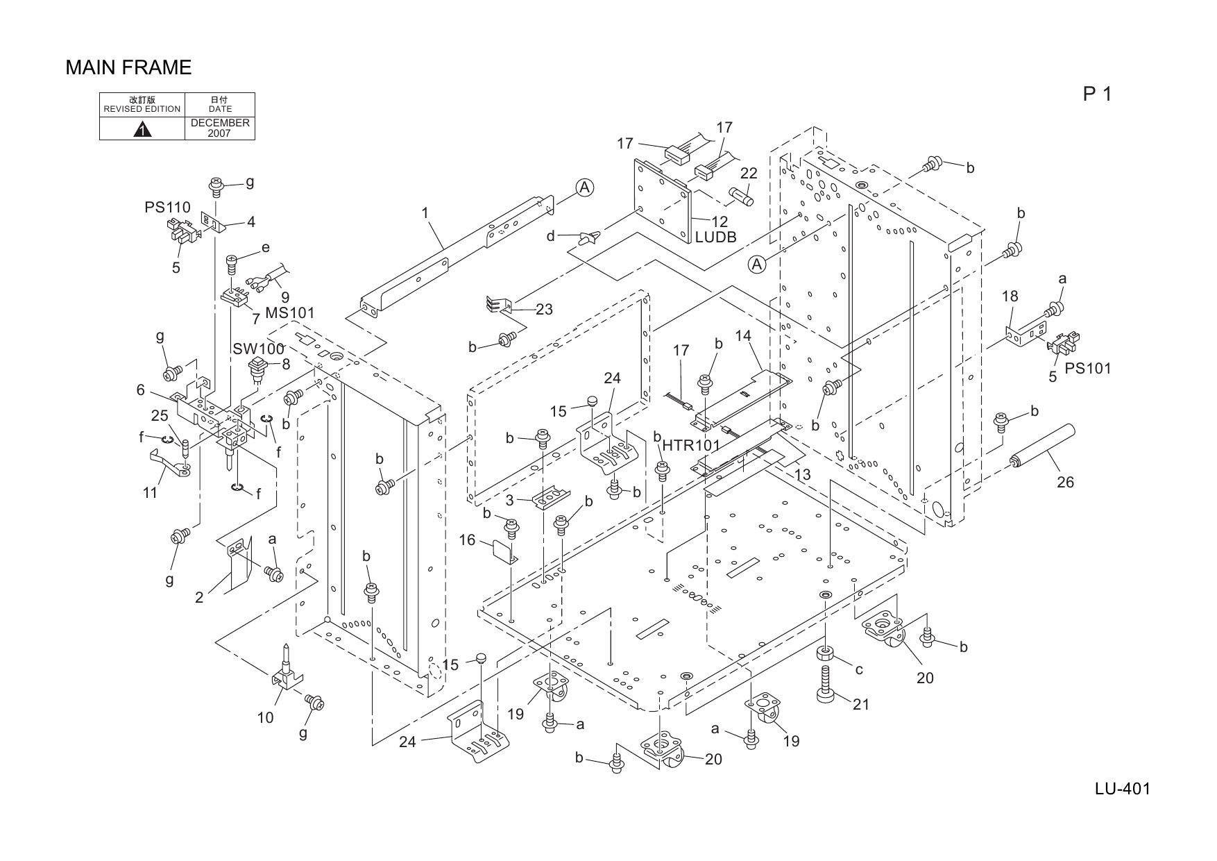 Konica-Minolta Options LU-401 15JS Parts Manual-3